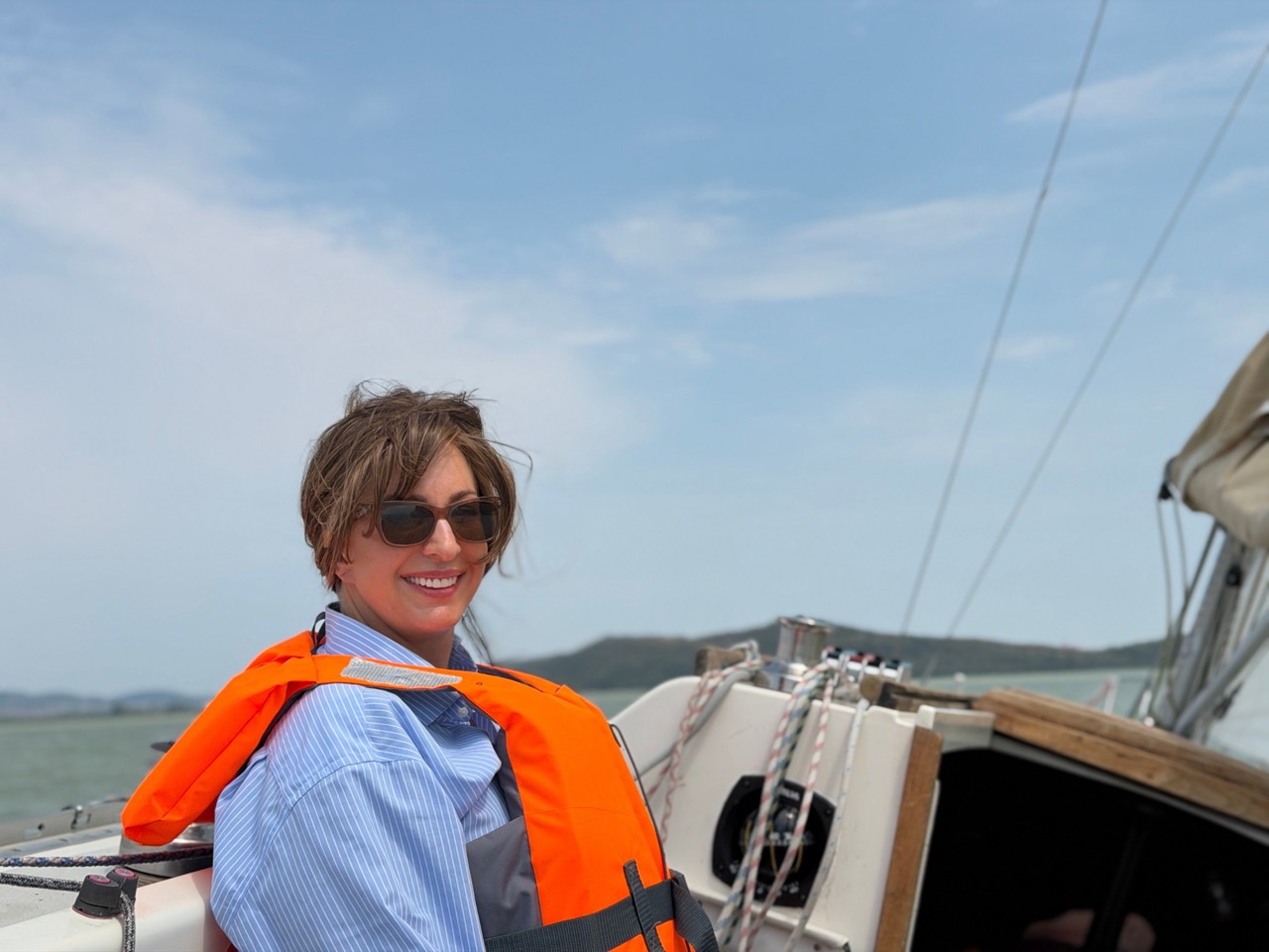 Sailing on Lake Balaton aboard Jackpot